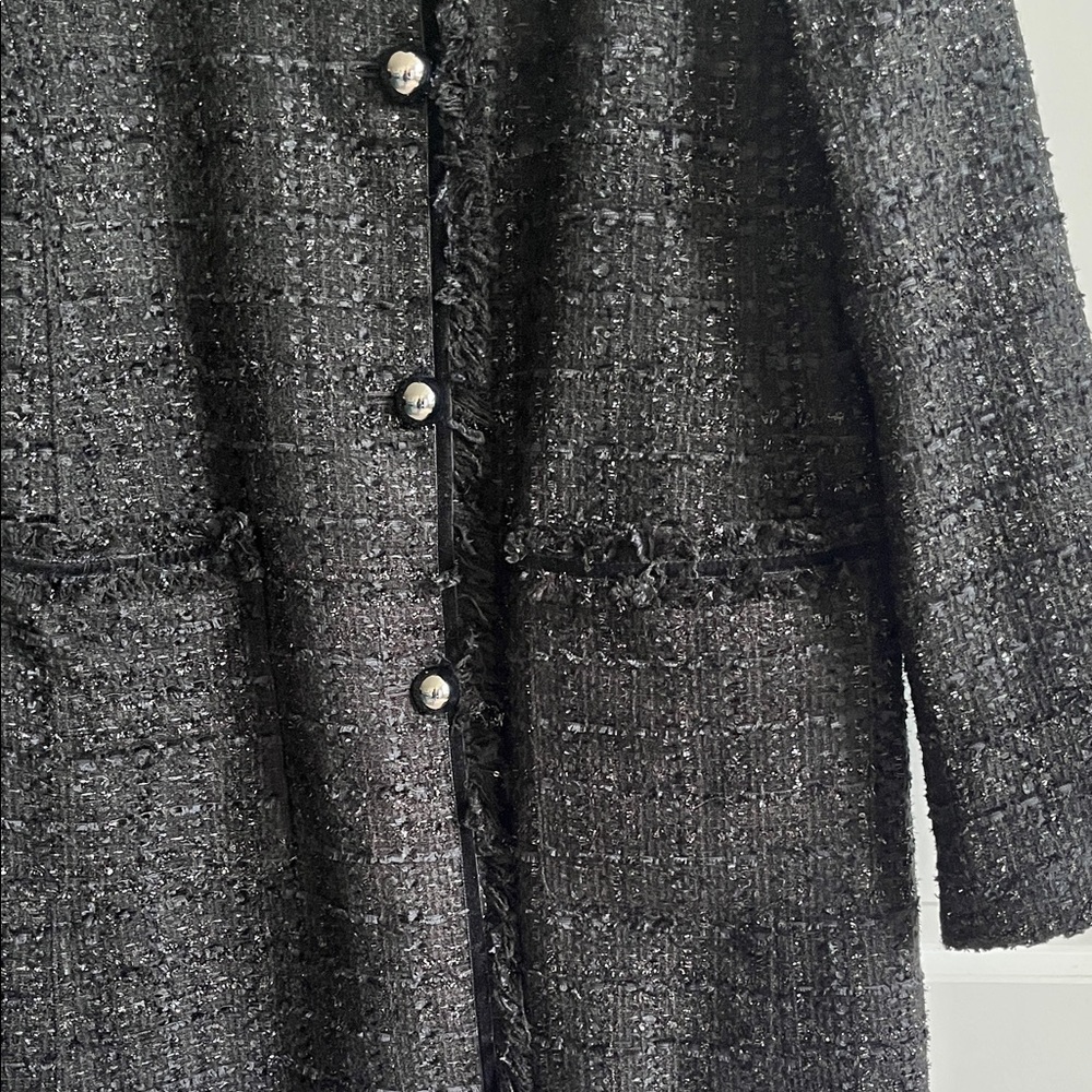 Kate Spade Tweed Long Coat - Classic Women's Jacket size 2